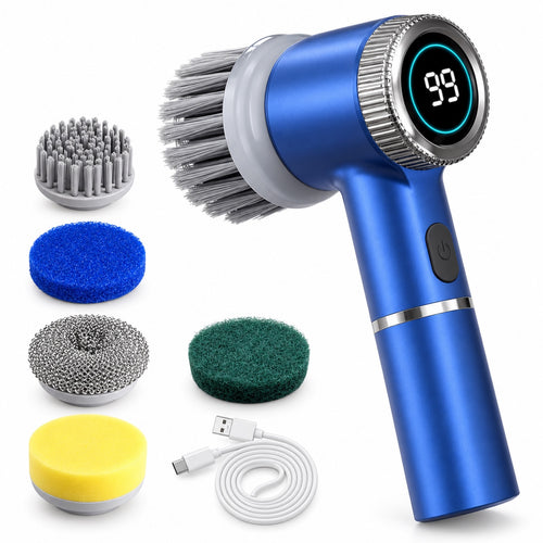 SmartScrub Pro™ azul con accesorios